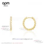 AAA Copy APM Monaco Jewelry - Yellow Gold Diamond Earrings